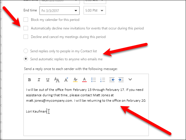 How to Set Up an Out of Office Reply on Outlook.com
