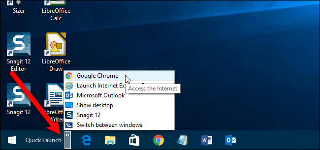 Quick Task Menu How to Bring Back the Quick Launch Bar in Windows 7, 8, or 10
