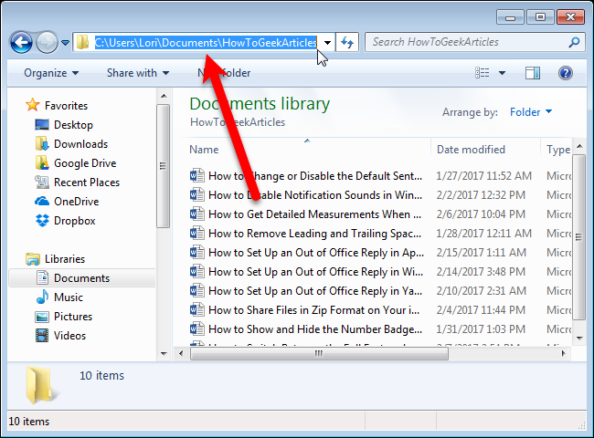 File Explorer Copy Path Using Home Tab How to Set a Custom Startup Folder in Windows' File Explorer