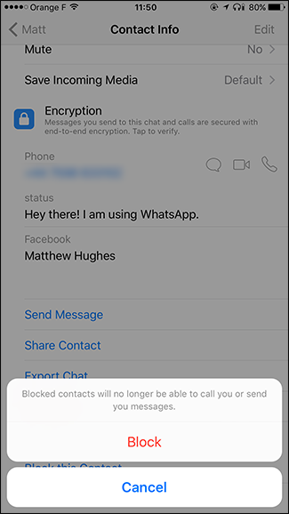 How to Block Someone on WhatsApp