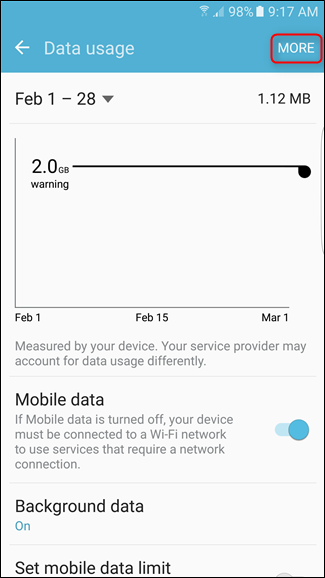 How to Restrict Background Data for Metered Wi-Fi Networks on Android