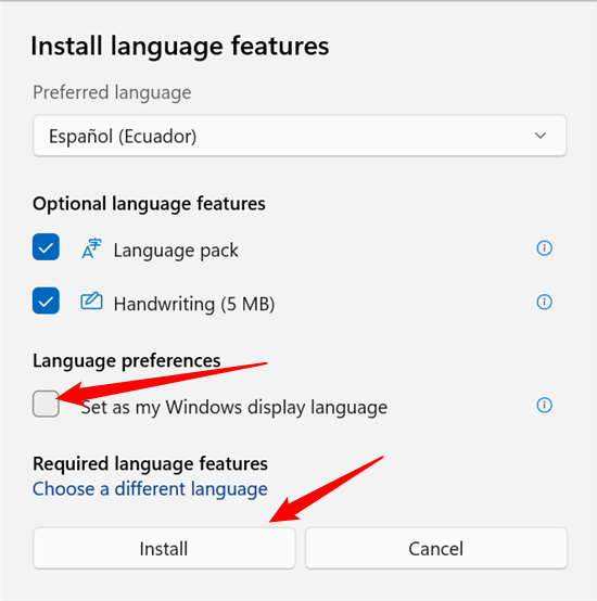 How to Change the Display Language in Windows 10 and Windows 11