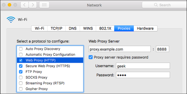 How to Configure a Proxy Server on a Mac
