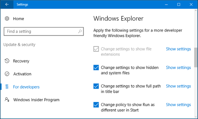 What Is "Developer Mode" in Windows 10?
