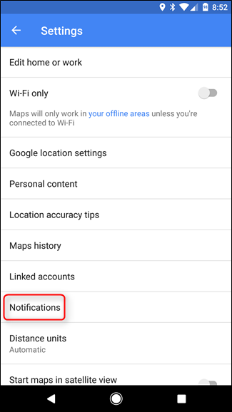 How to Disable Android's Traffic Notifications
