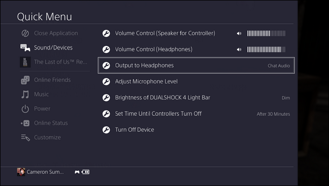 How to Route All Audio Through the PlayStation 4 DualShock Controller