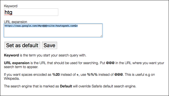 How to Add Search Keywords to Safari for Faster, More Specific Searches