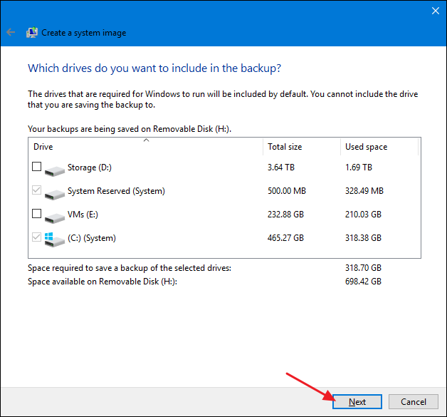 How to Create a System Image Backup in Windows 10 or Windows 11