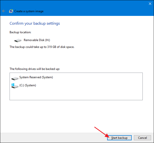How to Create a System Image Backup in Windows 10 or Windows 11