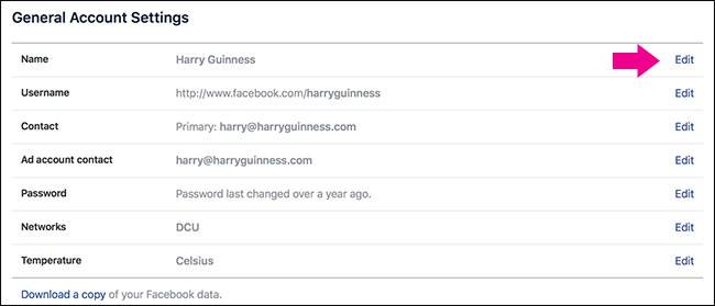 How to Change Your Name on Facebook
