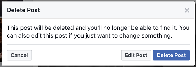 How to Delete a Facebook Post