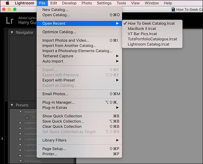 How to Create a New Catalog in Lightroom
