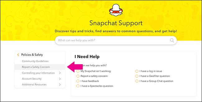 How to Report Someone on Snapchat