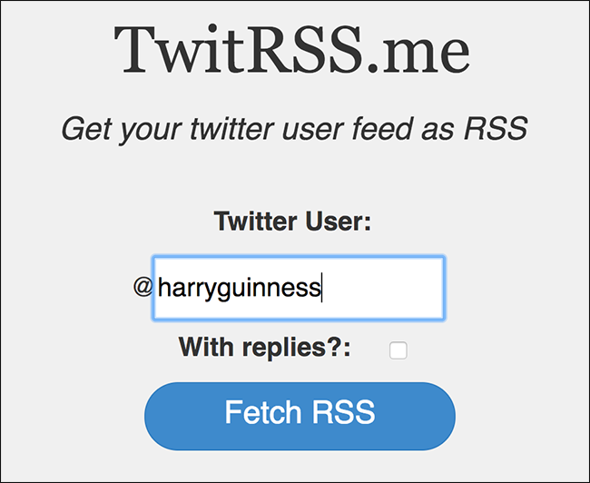 How to Follow a Twitter Feed in Your RSS Reader