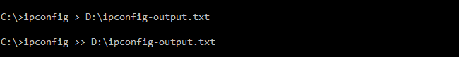 Send Messages Using Command Prompt How to Save the Command Prompt's Output to a Text File in Windows