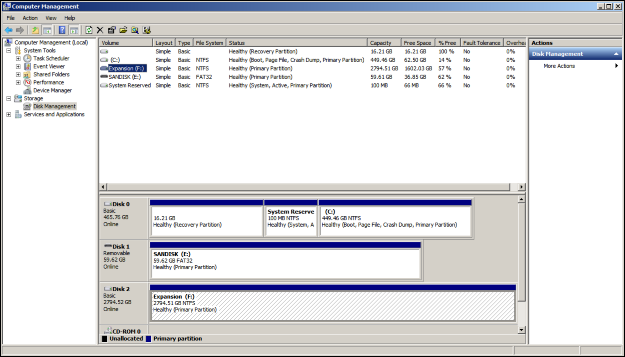 What Do the Hash Marks on a Partition in Disk Management Mean?