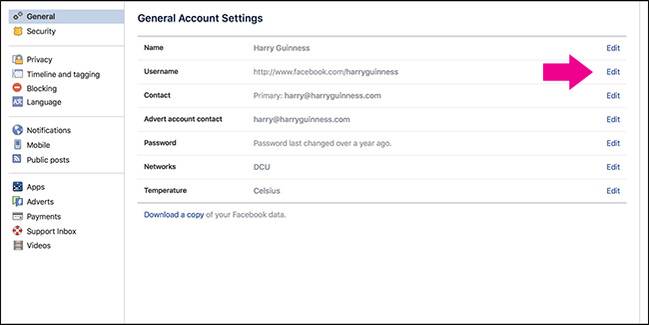 How to Give Your Facebook Profile a Custom URL