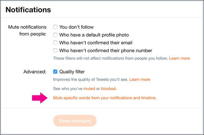 How to Mute Tweets with Specific Words on Twitter