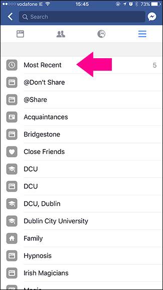 How to Sort Facebook by 