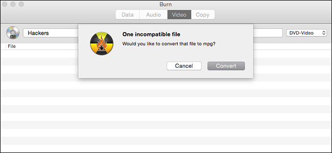 DVD Burning Software Interface