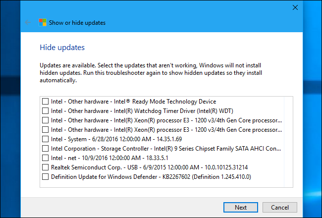 How to Uninstall and Block Updates and Drivers on Windows 10