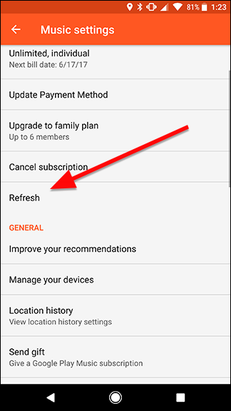 How to Refresh Your Google Play Music Library and Find Your Missing Tracks