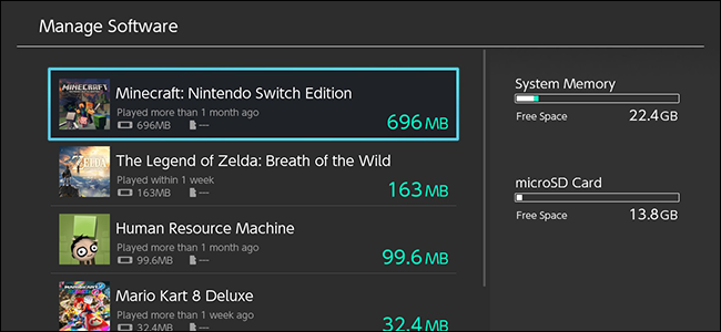 How to Free Up Space On Your Nintendo Switch's Internal Storage
