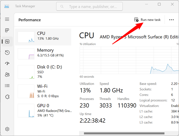Task Manager Run Box Run a Command as Administrator from the Run Box in Windows 10 or Windows 11