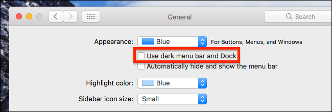 How to Enable macOS' Dark Menu Bar and Dock