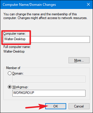 Change Your Computer Name in Windows 7, 8, or 10