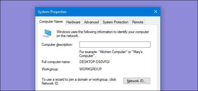 Change Your Computer Name in Windows 7, 8, or 10