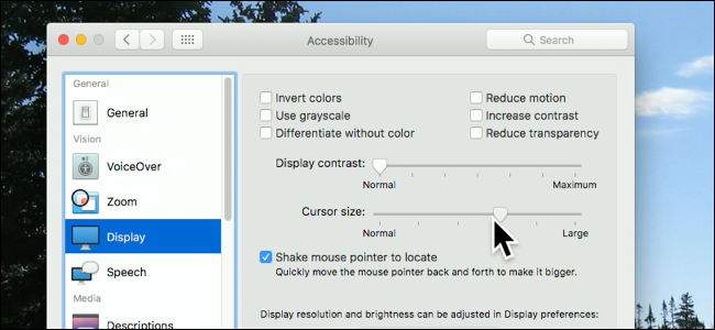 How to Make the Mouse Cursor Bigger or Smaller on Your Mac