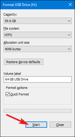 How to Erase and Format a Drive in Windows