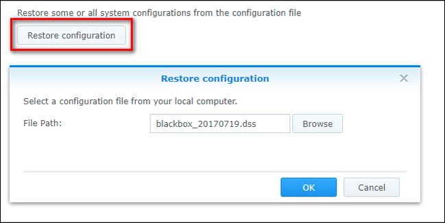 How to Back Up and Restore Your Synology NAS Configuration