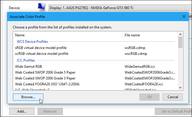 Device Color How to Find and Install a Color Profile for a More Accurate Monitor on ...