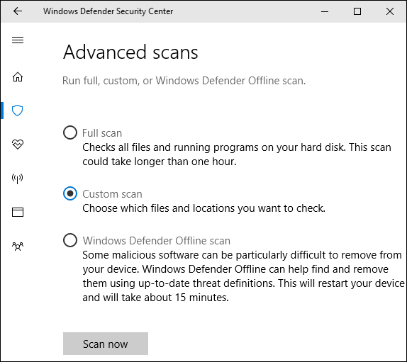 How to Use the Built-in Windows Defender Antivirus on Windows 10