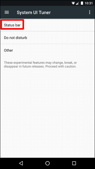 How to Hide Icons in Android's Status Bar