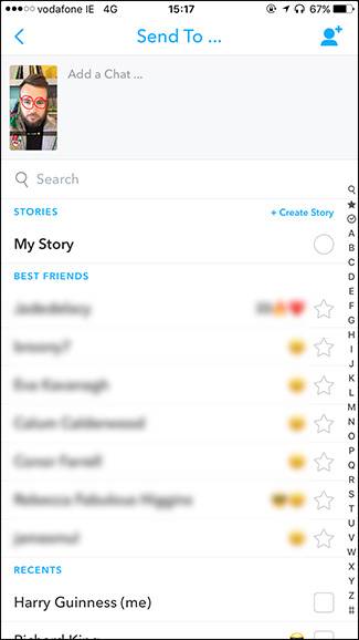 Snap Roster Screen Shot How to Screenshot and Share Snapchat Snaps