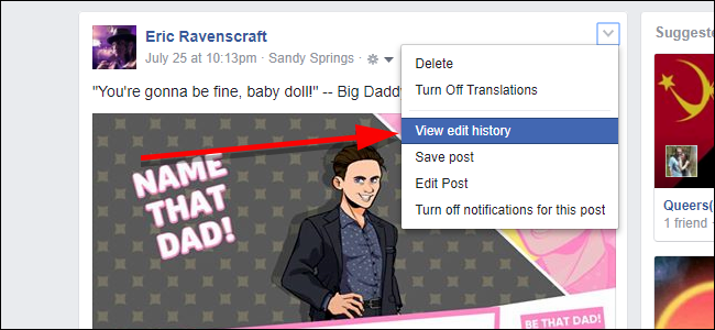 How to See the Edit History of Any Facebook Post or Comment