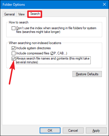 How to Search for Text Inside of Any File Using Windows Search