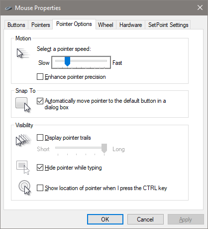 Defaoul Mouse How To Adjust Mouse Settings in Windows