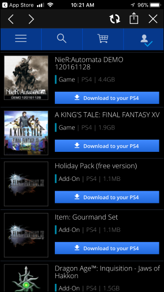 How to Download Games to Your PlayStation 4 From Your Phone or PC