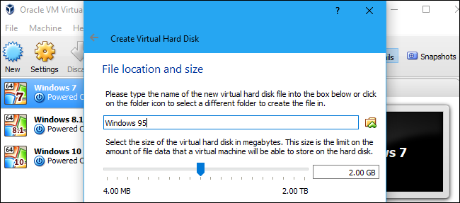 How to Install Windows 95 in a Virtual Machine