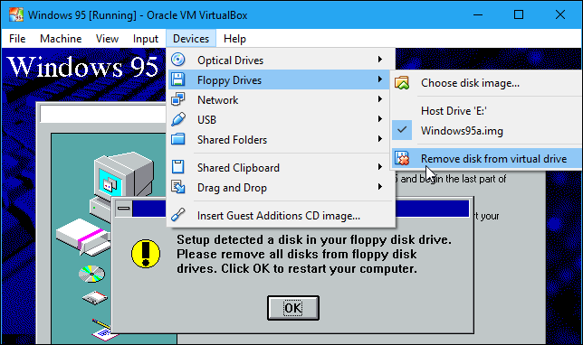 How to Install Windows 95 in a Virtual Machine
