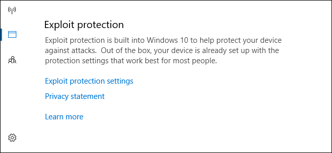 How Windows Defender's New Exploit Protection Works (and How to ...