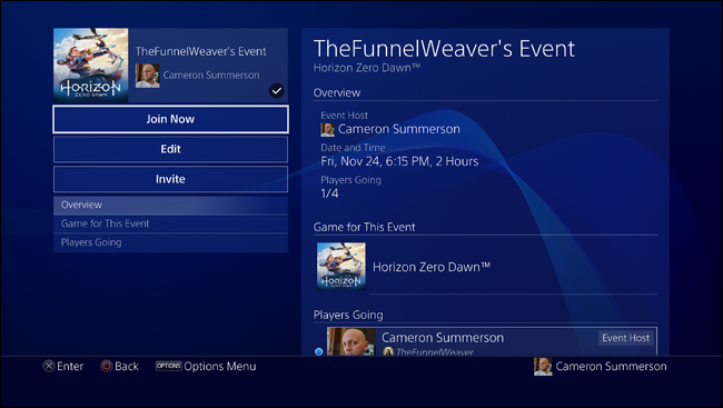 How to Create a Game Event on the PlayStation 4 or Pro