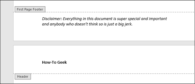 How to Use Multiple Headers and Footers in a Single Document