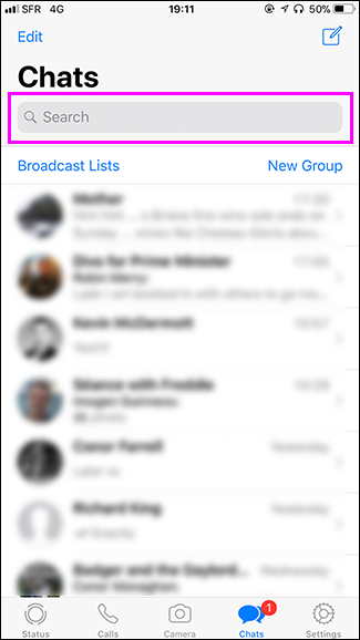 How to Search WhatsApp Chat Messages