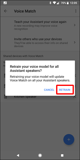 How to Retrain Your Google Assistant Voice Model