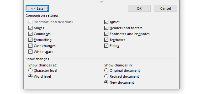Word Comparison Task How to Use Microsoft Word's Compare Feature
